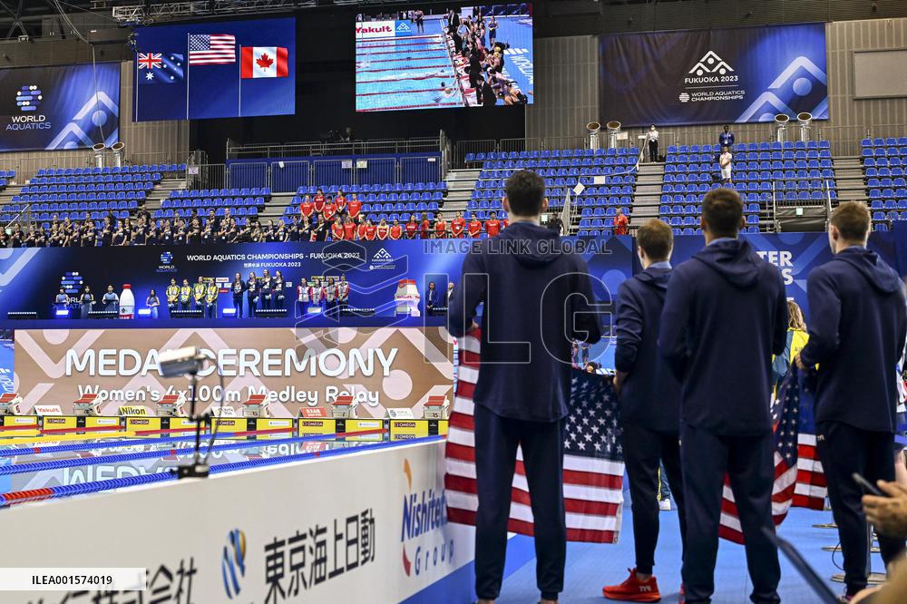 (SP)JAPAN-FUKUOKA-WORLD AQUATICS CHAMPIONSHIPS-SWIMMING-DAY 8