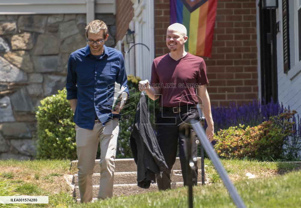 Ex-Biden official Sam Brinton spotted for first time since leaving jail over latest suitcase