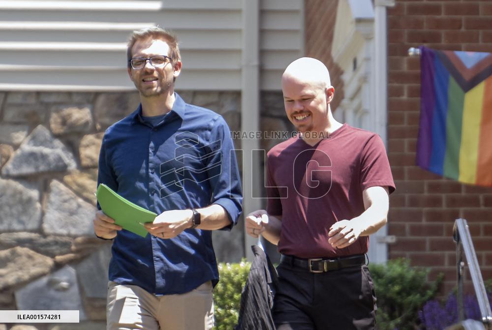 Ex-Biden official Sam Brinton spotted for first time since leaving jail over latest suitcase