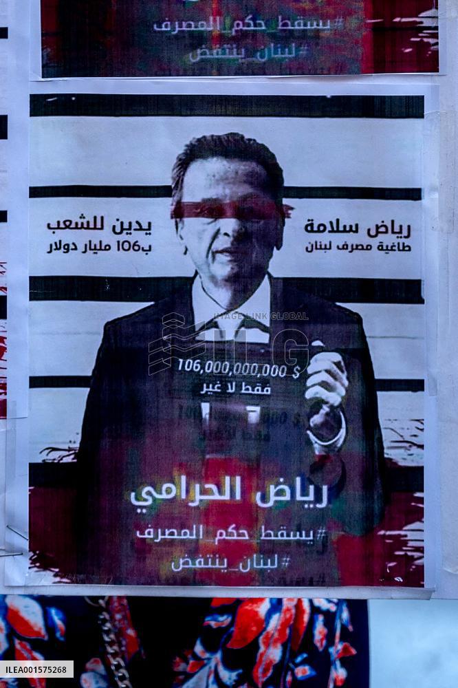 Central Bank Governor Riad Salameh Leaves Office - Lebanon