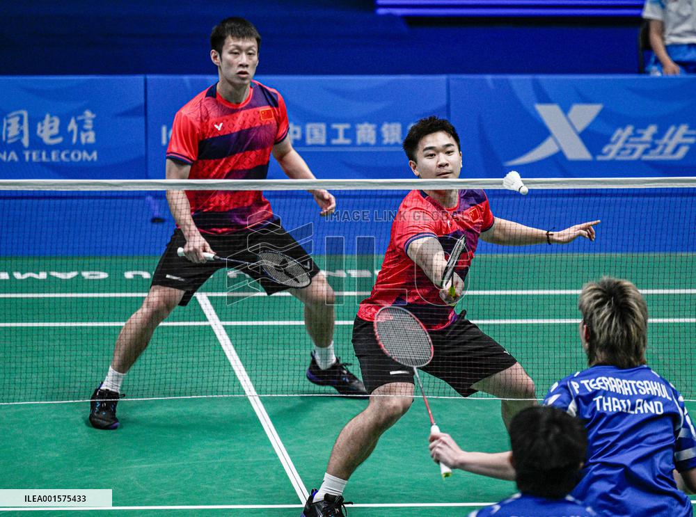 (Chengdu Universiade)CHINA-CHENGDU-WORLD UNIVERSITY GAMES-BADMINTON(CN)