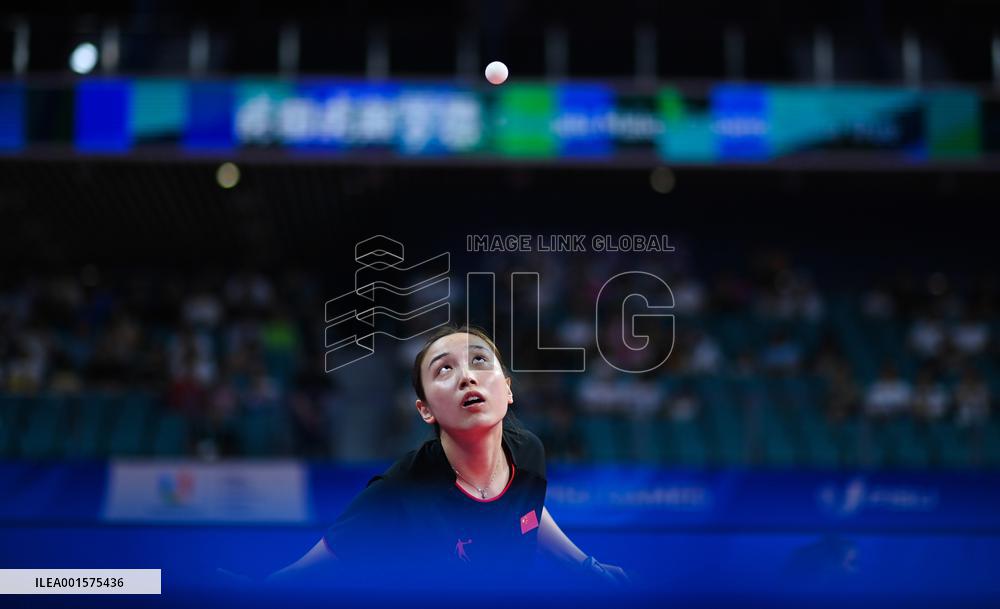 (Chengdu Universiade)CHINA-CHENGDU-WORLD UNIVERSITY GAMES-TABLE TENNIS(CN)