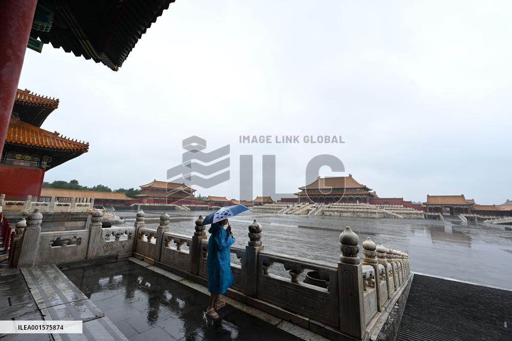 CHINA-BEIJING-THE FORBIDDEN CITY-DRAINAGE SYSTEM-RAINSTORMS WITHSTANDING (CN)