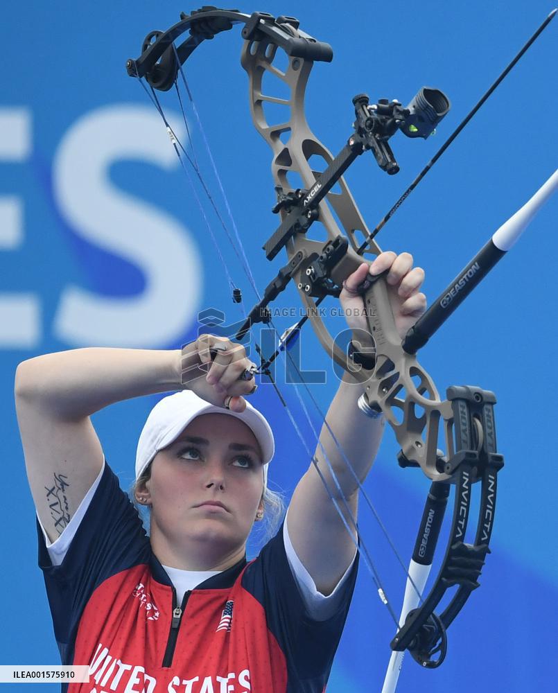 (Chengdu Universiade)CHINA-SICHUAN-CHENGDU-WORLD UNIVERSITY GAMES-ARCHERY (CN)