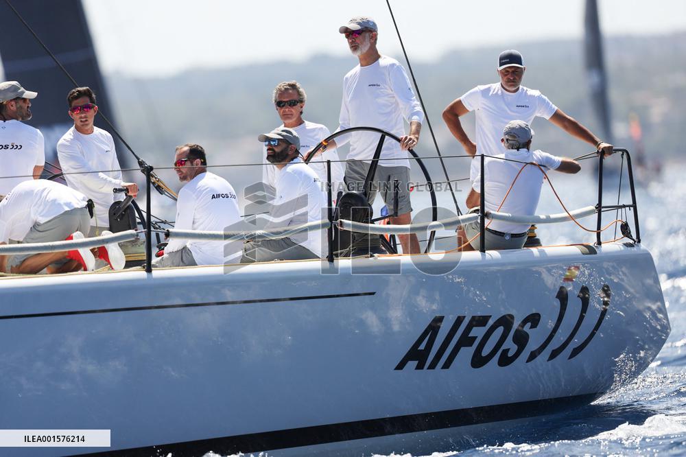 King Felipe At The Copa del Rey MAPFRE - Palma