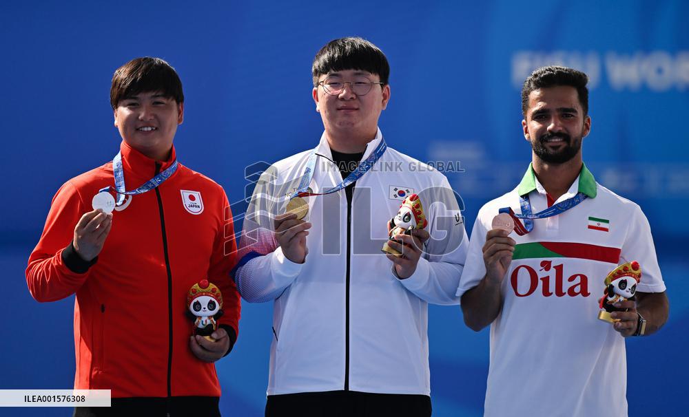 (Chengdu Universiade)CHINA-CHENGDU-WORLD UNIVERSITY GAMES-ARCHERY (CN)