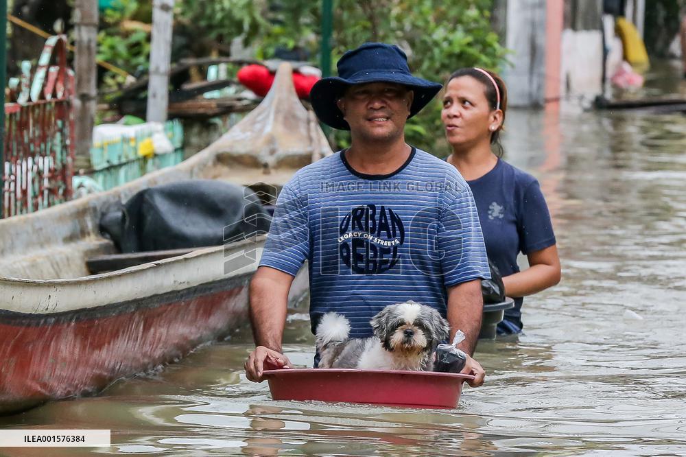 THE PHILIPPINES-BULACAN PROVINCE-TYPHOON DOKSURI