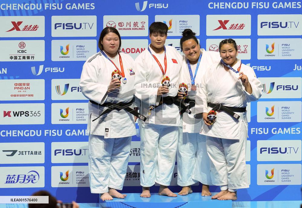 (Chengdu Universiade)CHINA-CHENGDU-WORLD UNIVERSITY GAMES-JUDO(CN)