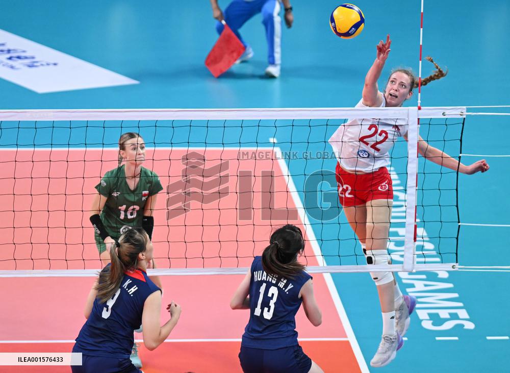 (Chengdu Universiade)CHINA-CHENGDU-WORLD UNIVERSITY GAMES-VOLLEYBALL (CN)