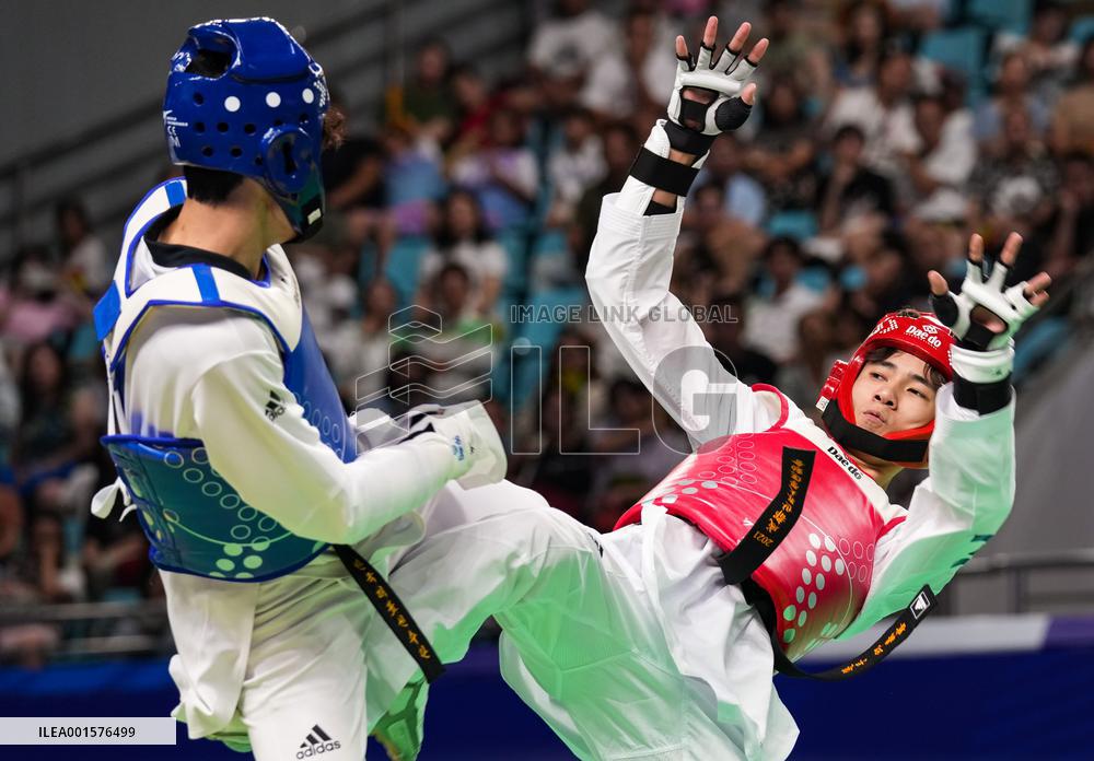 (Chengdu Universiade)CHINA-CHENGDU-WORLD UNIVERSITY GAMES-TAEKWONDO (CN)