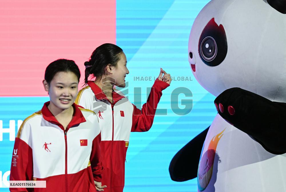 (Chengdu Universiade)CHINA-CHENGDU-WORLD UNIVERSITY GAMES-DIVING (CN)