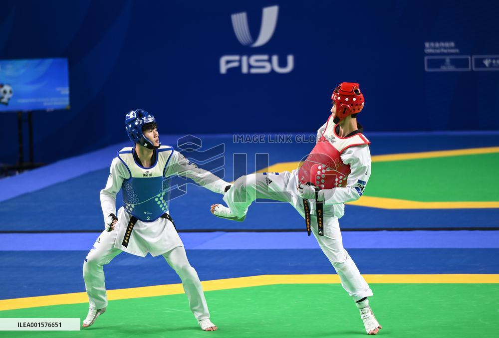 (Chengdu Universiade)CHINA-CHENGDU-WORLD UNIVERSITY GAMES-TAEKWONDO (CN)