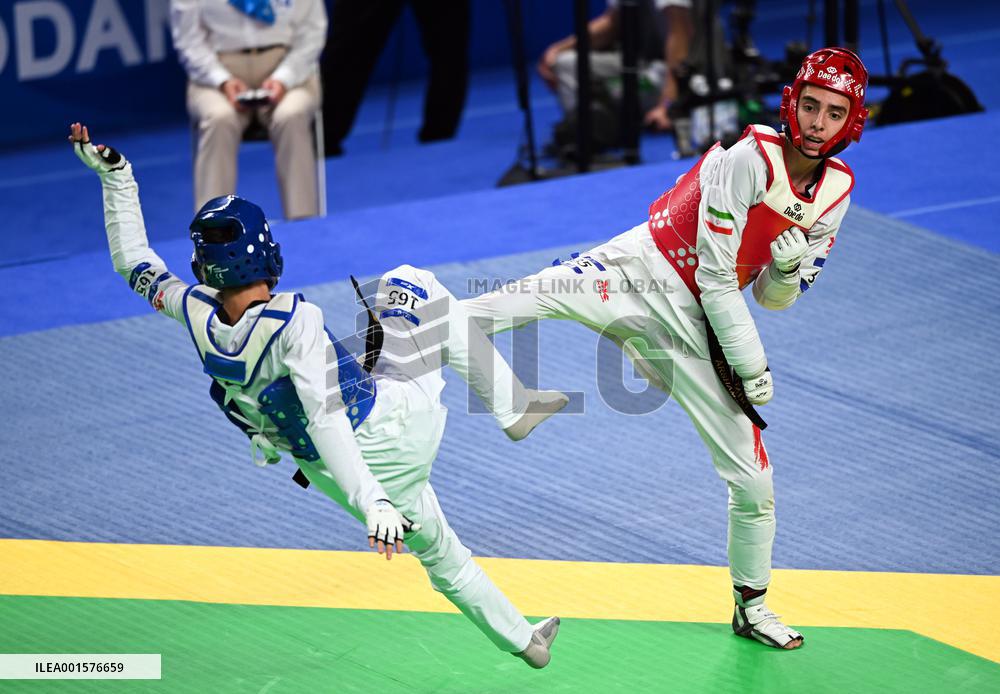 (Chengdu Universiade)CHINA-CHENGDU-WORLD UNIVERSITY GAMES-TAEKWONDO (CN)