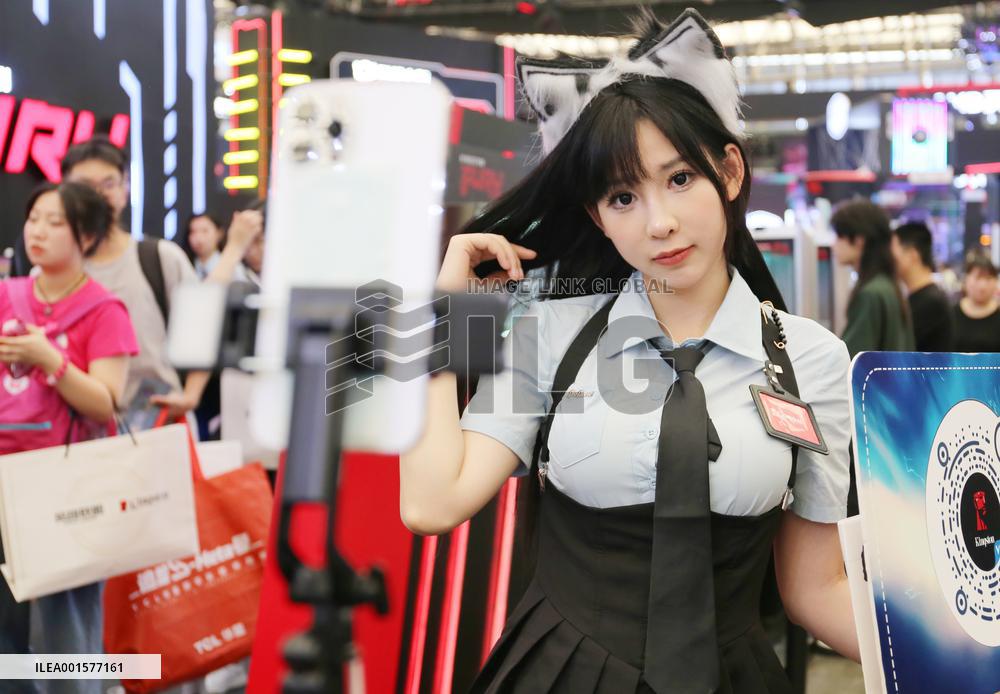 Internet Celebrity At ChinaJoy2023 in Shanghai
