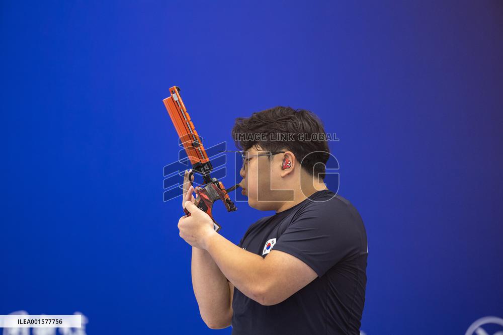 (Chengdu Universiade)CHINA-CHENGDU-WORLD UNIVERSITY GAMES-SHOOTING(CN)