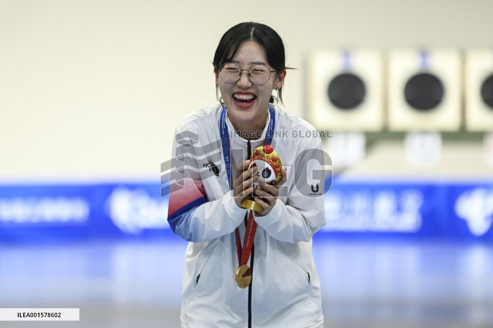 (Chengdu Universiade)CHINA-CHENGDU-WORLD UNIVERSITY GAMES-SHOOTING