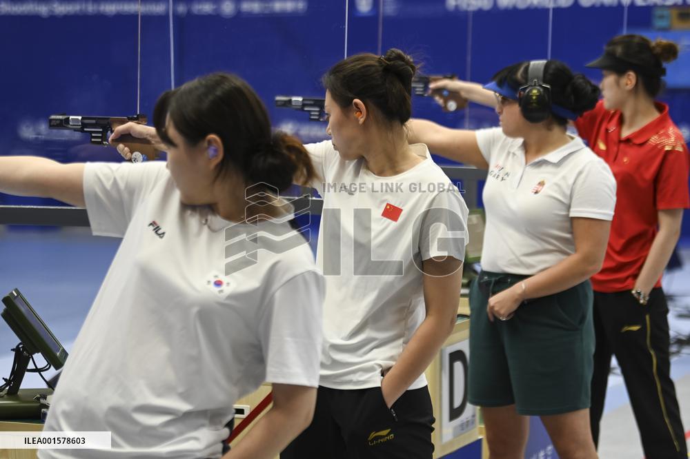 (Chengdu Universiade)CHINA-CHENGDU-WORLD UNIVERSITY GAMES-SHOOTING