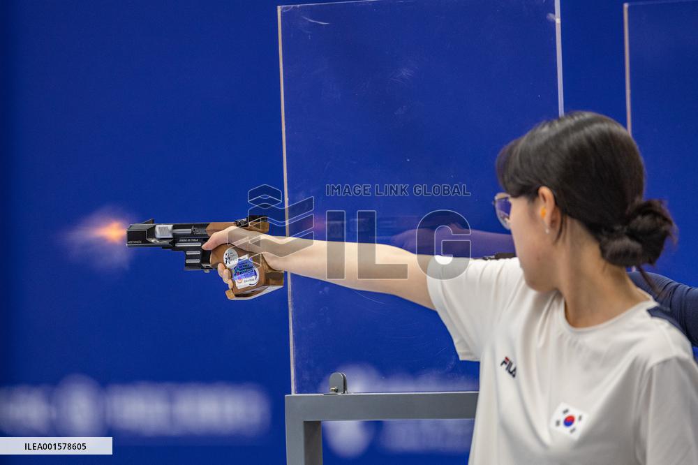 (Chengdu Universiade)CHINA-CHENGDU-WORLD UNIVERSITY GAMES-SHOOTING