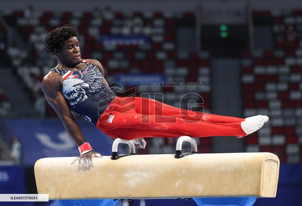 (Chengdu Universiade)CHINA-CHENGDU-WORLD UNIVERSITY GAMES-ARTISTIC GYMNASTICS