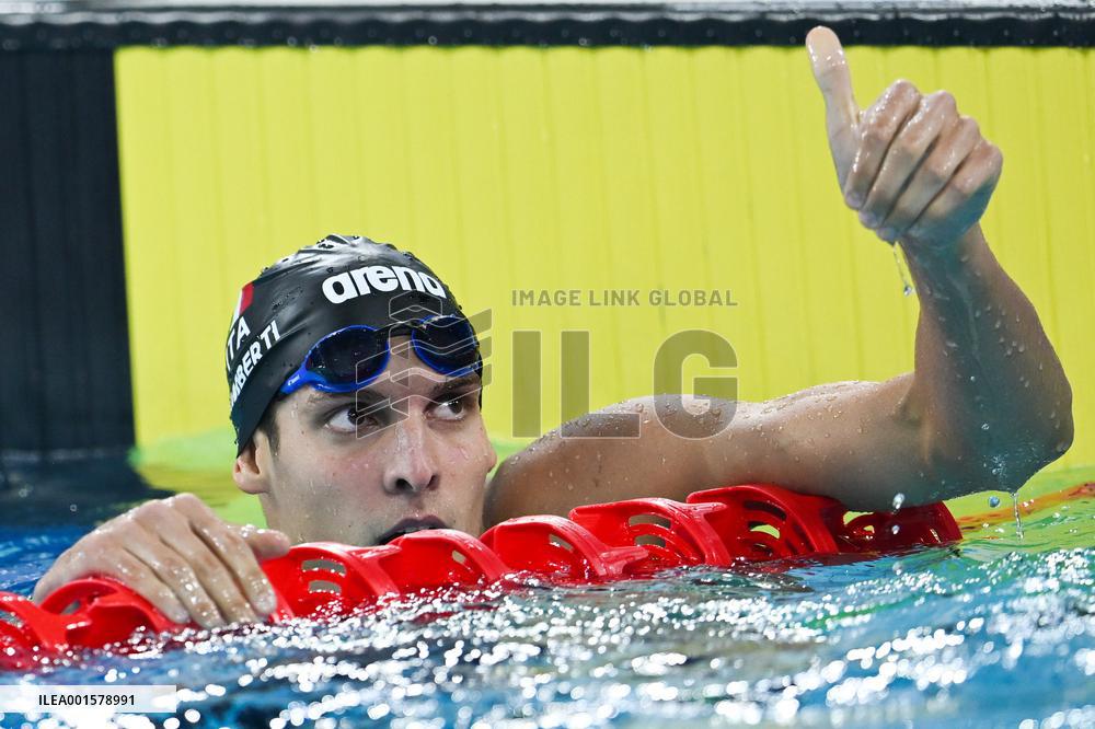 (Chengdu Universiade)CHINA-CHENGDU-WORLD UNIVERSITY GAMES-SWIMMING(CN)