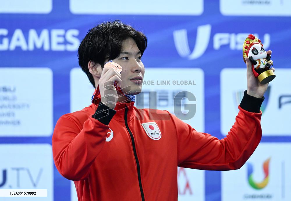 (Chengdu Universiade)CHINA-CHENGDU-WORLD UNIVERSITY GAMES-SWIMMING(CN)