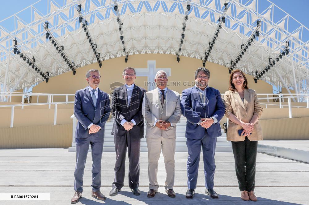 Antonio Costa Visits The Site Of World Youth Day 2023 - Lisbon