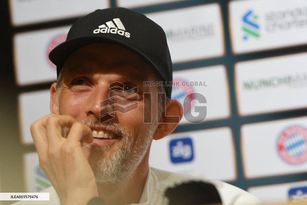 (SP)SINGAPORE-FOOTBALL-BAYERN MUNICH-PRESS CONFERENCE