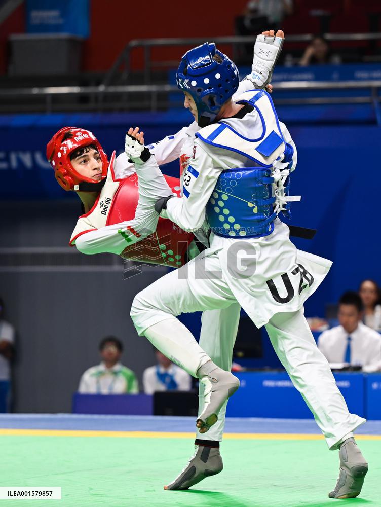 (Chengdu Universiade)CHINA-CHENGDU-WORLD UNIVERSITY GAMES-TAEKWONDO (CN)