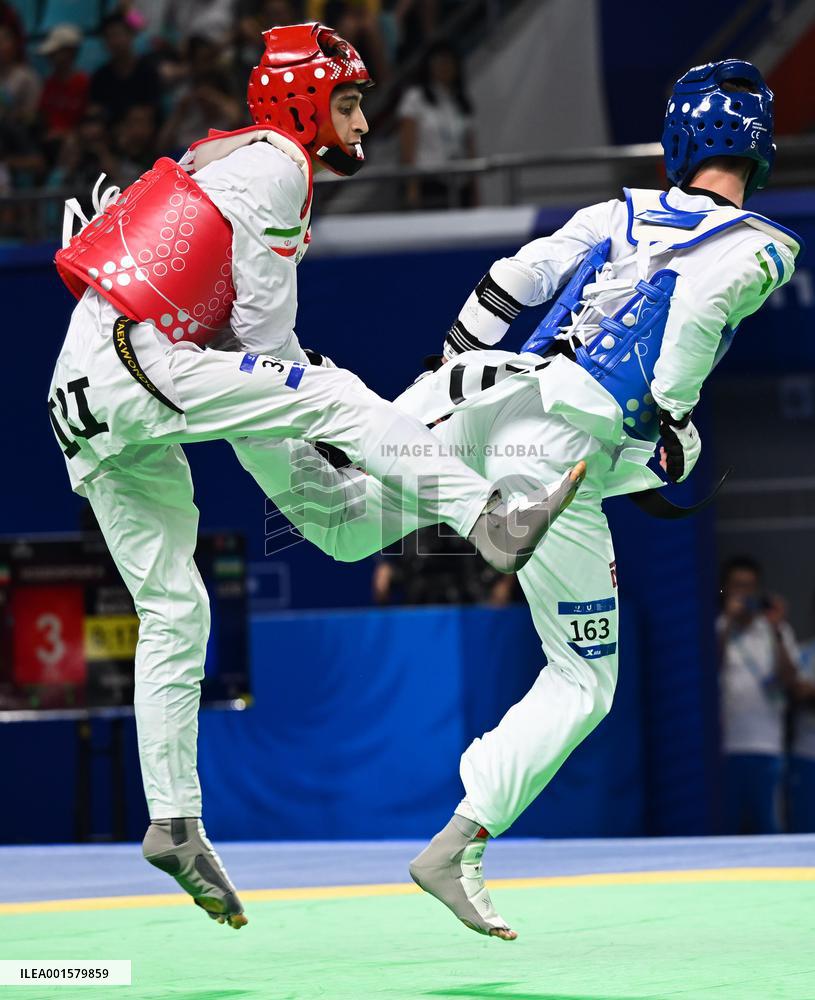 (Chengdu Universiade)CHINA-CHENGDU-WORLD UNIVERSITY GAMES-TAEKWONDO (CN)