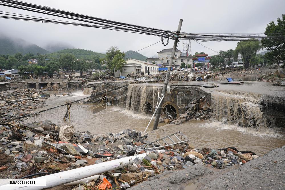 Heavy rain in China