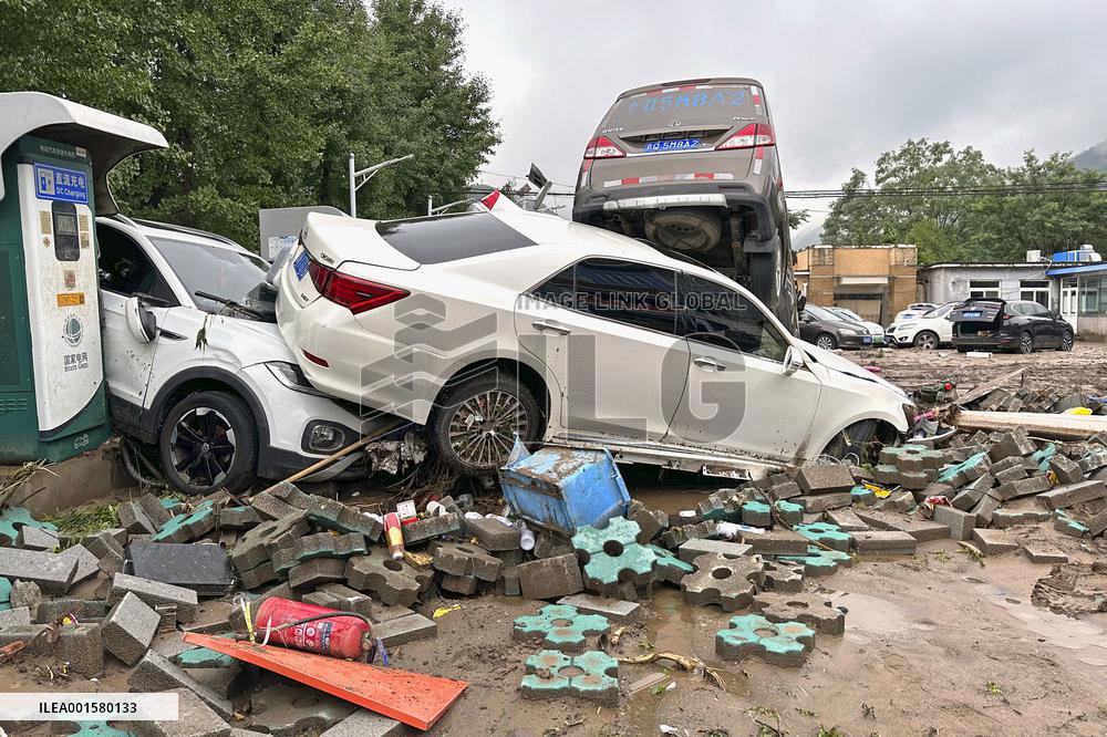 Heavy rain in China