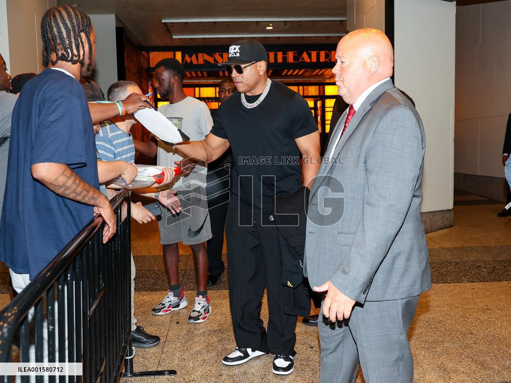 LL Cool J Outside Of CBS Studios - NYC