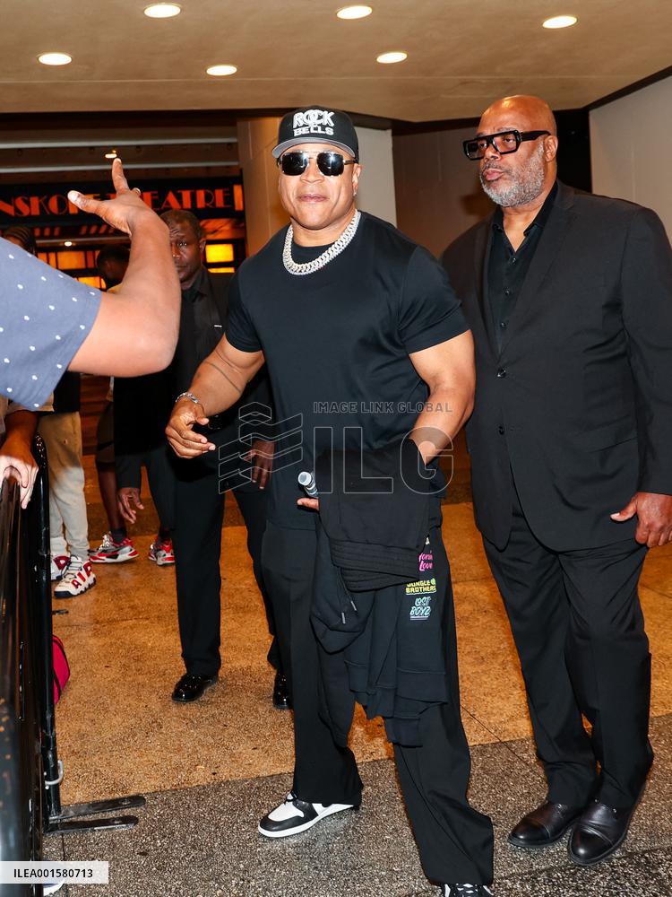 LL Cool J Outside Of CBS Studios - NYC