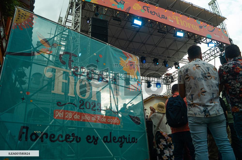 Local Artists Perform During Medellin 'Feria de las Flores'