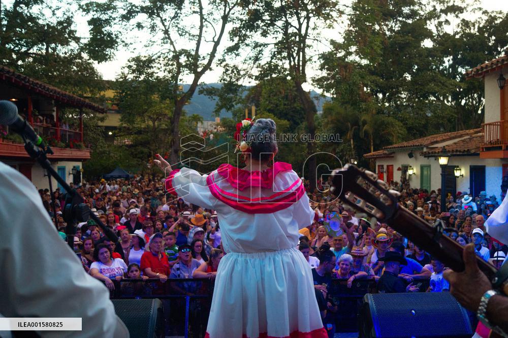 Local Artists Perform During Medellin 'Feria de las Flores'