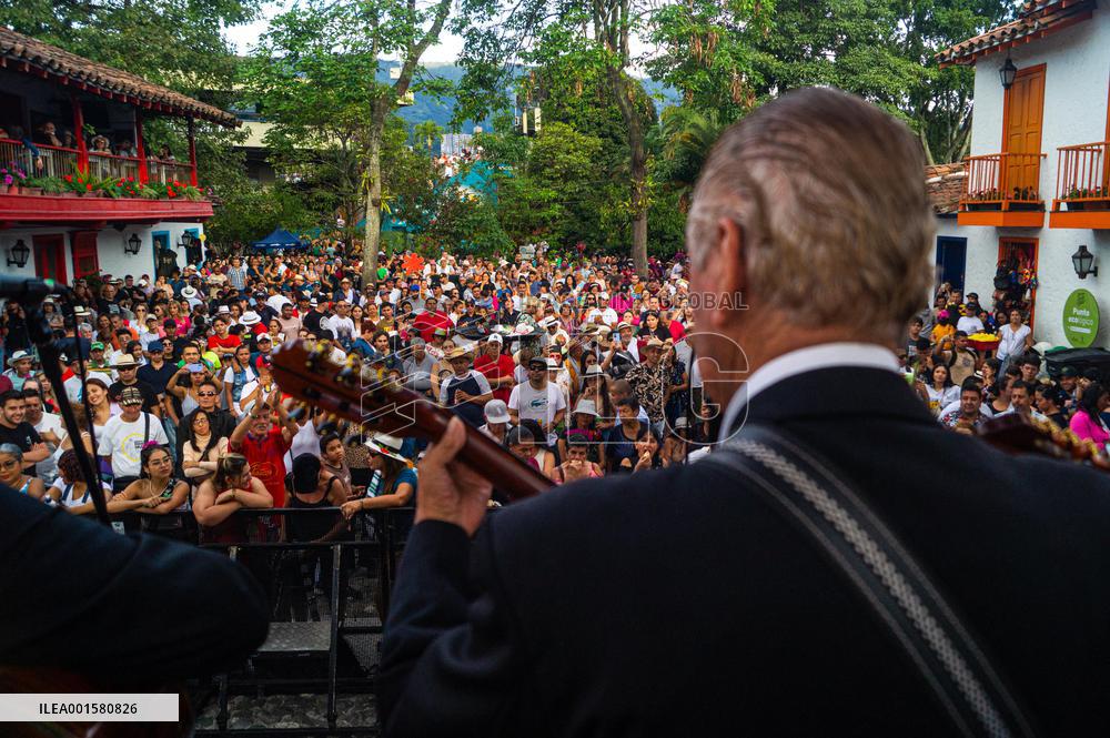 Local Artists Perform During Medellin 'Feria de las Flores'
