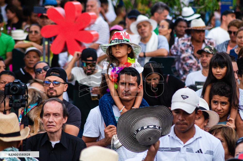 Local Artists Perform During Medellin 'Feria de las Flores'