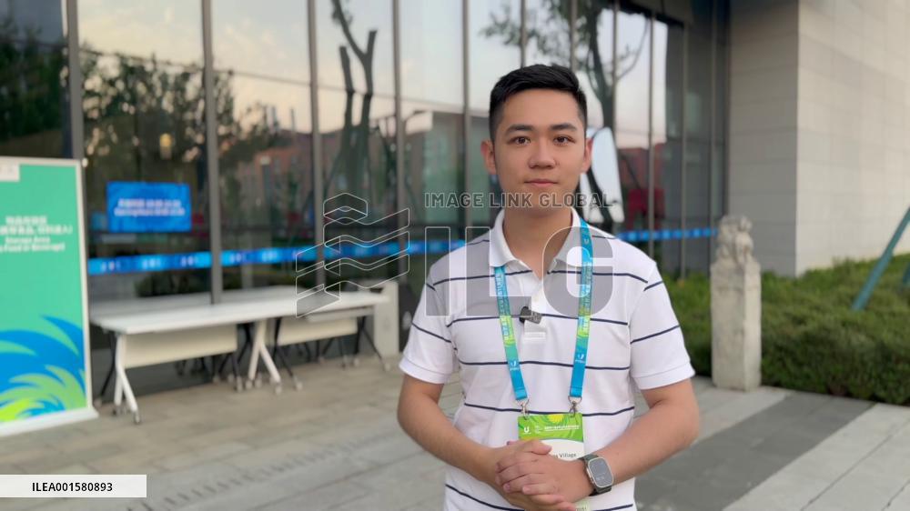 Exploring intangible cultural heritage hall at Chengdu Universiade