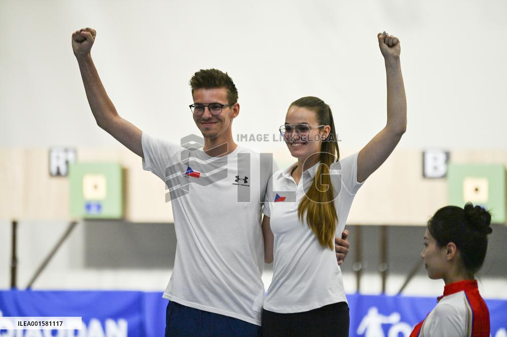 (Chengdu Universiade)CHINA-CHENGDU-WORLD UNIVERSITY GAMES-SHOOTING (CN)