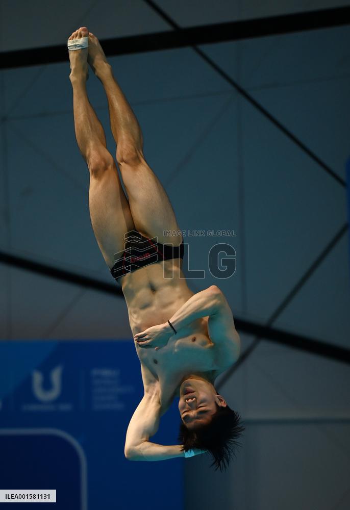 (Chengdu Universiade)CHINA-CHENGDU-WORLD UNIVERSITY GAMES-DIVING(CN)