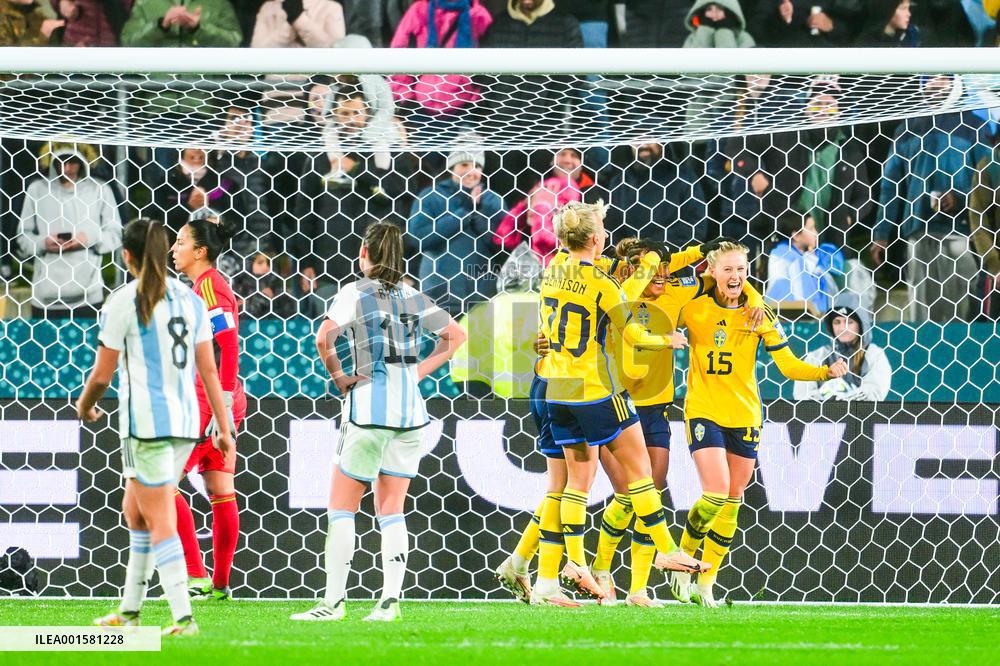 (SP)NEW ZEALAND-HAMILTON-2023 FIFA WOMEN'S WORLD CUP-GROUP G-ARG VS SWE