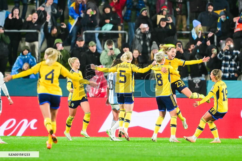 (SP)NEW ZEALAND-HAMILTON-2023 FIFA WOMEN'S WORLD CUP-GROUP G-ARG VS SWE