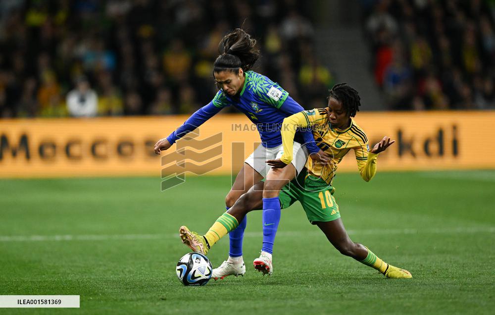 (SP)AUSTRALIA-MELBOURNE-2023 FIFA WOMEN'S WORLD CUP-GROUP F-JAM VS BRA