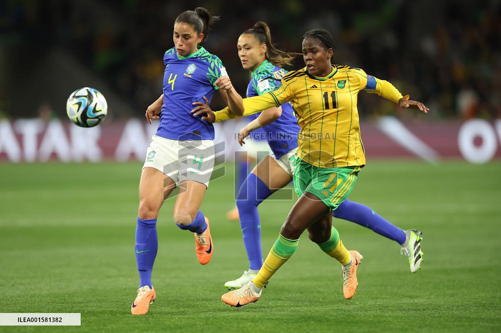 (SP)AUSTRALIA-MELBOURNE-2023 FIFA WOMEN'S WORLD CUP-GROUP F-JAM VS BRA