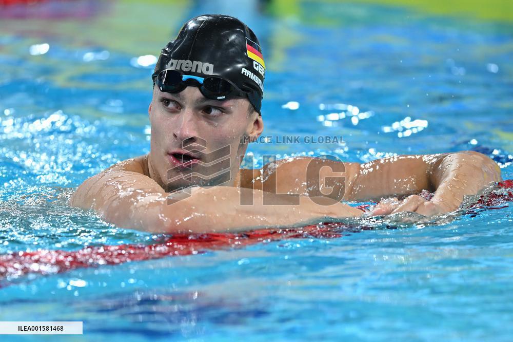 (Chengdu Universiade)CHINA-CHENGDU-WORLD UNIVERSITY GAMES-SWIMMING(CN)