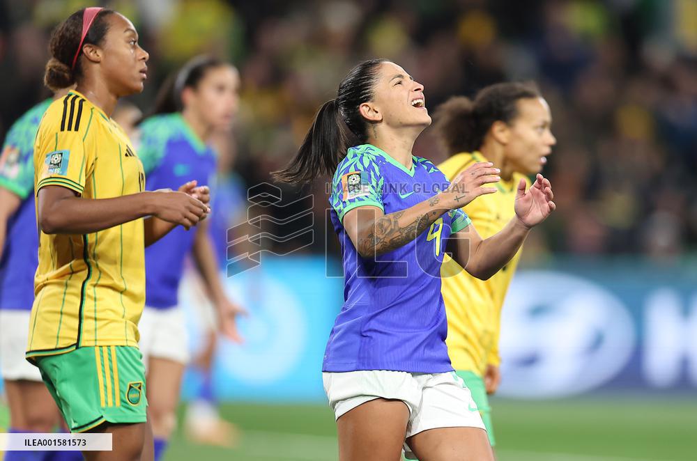 (SP)AUSTRALIA-MELBOURNE-2023 FIFA WOMEN'S WORLD CUP-GROUP F-JAM VS BRA
