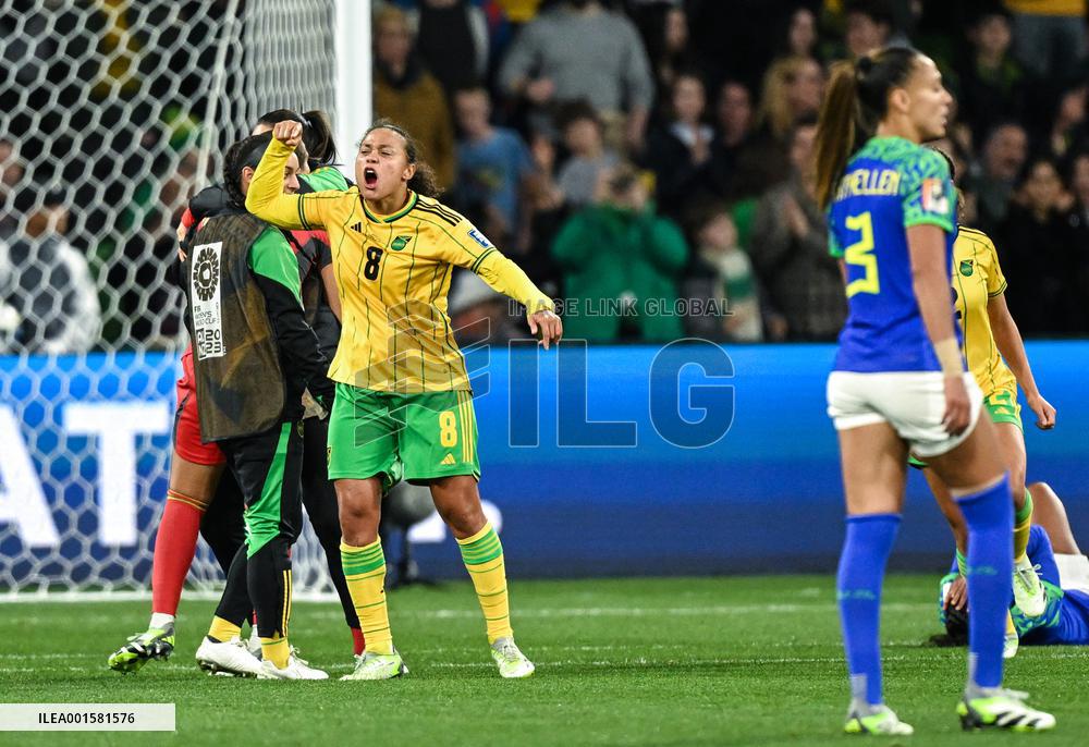 (SP)AUSTRALIA-MELBOURNE-2023 FIFA WOMEN'S WORLD CUP-GROUP F-JAM VS BRA