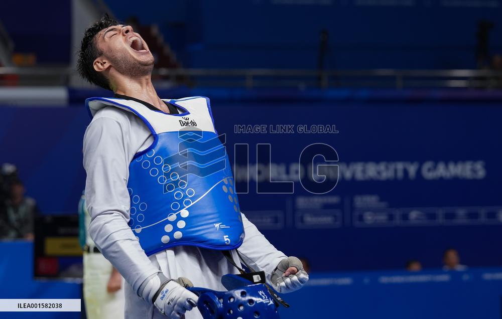 (Chengdu Universiade)CHINA-CHENGDU-WORLD UNIVERSITY GAMES-TAEKWONDO (CN)