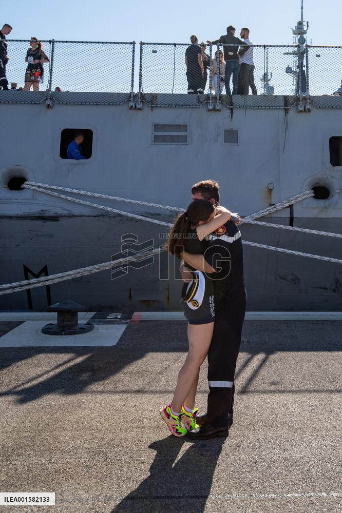 Arrival Of The Multi-Mission Frigate LORRAINE - Toulon