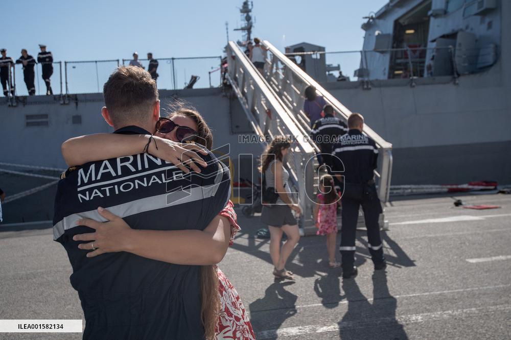 Arrival Of The Multi-Mission Frigate LORRAINE - Toulon
